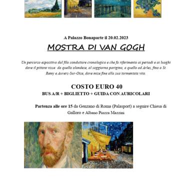Mostra Van Gogh 2023